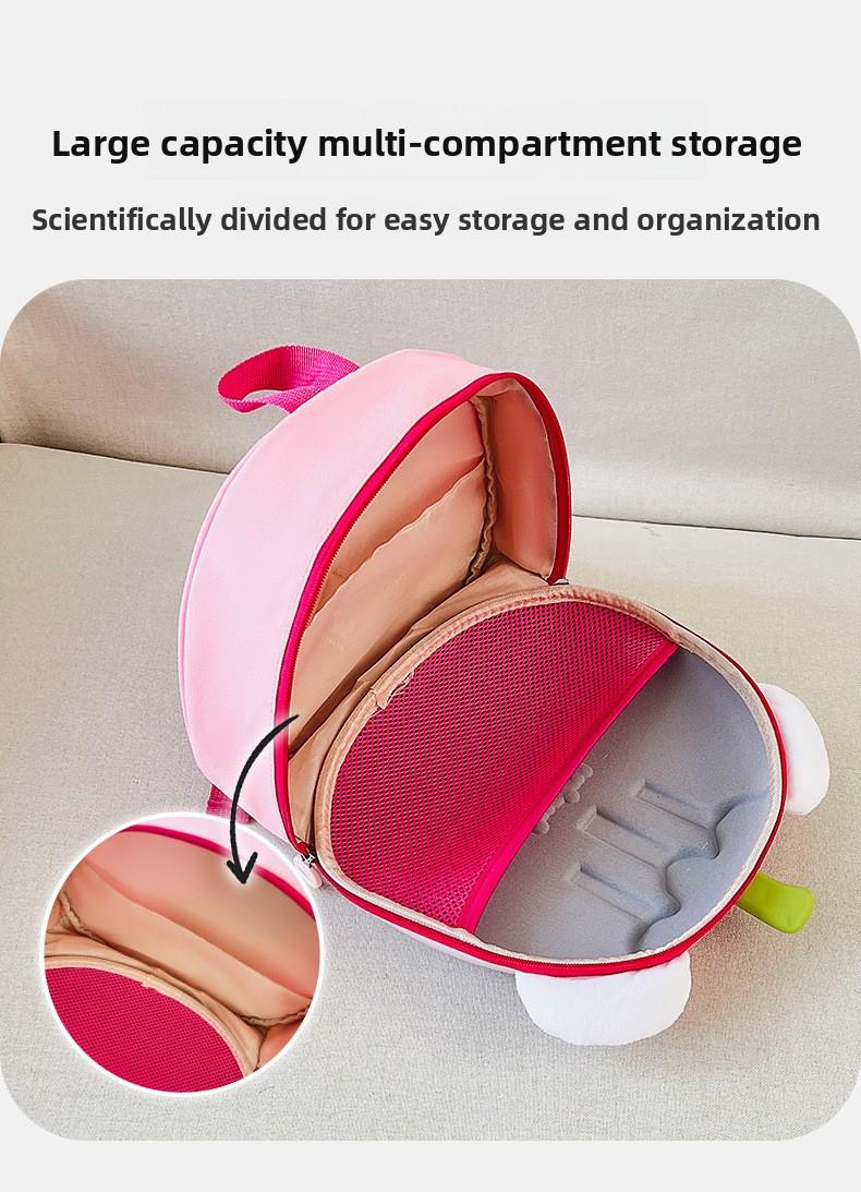 2026 Children's Backpack Cute Mangosteen-Shaped Eggshell Kids Backpack Cartoon Kindergarten Student School Bag