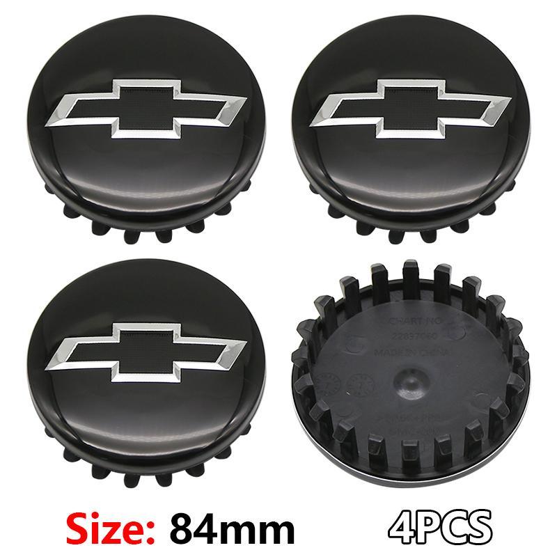 4pcs 53mm 59mm 84mm Chevrolet logo car emblem Wheel Center Hub Cap auto Rim refit dust-proof badge covers styling accessories