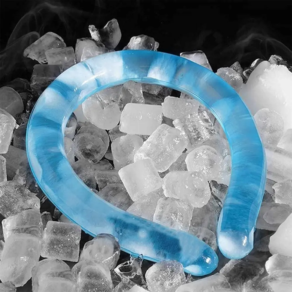 Cooling Neck Ring, Soft Lightweight Summer Cooling Collar, Outdoor Sports Fitness Heat Relief Necklace, Perfect for Hot Weather