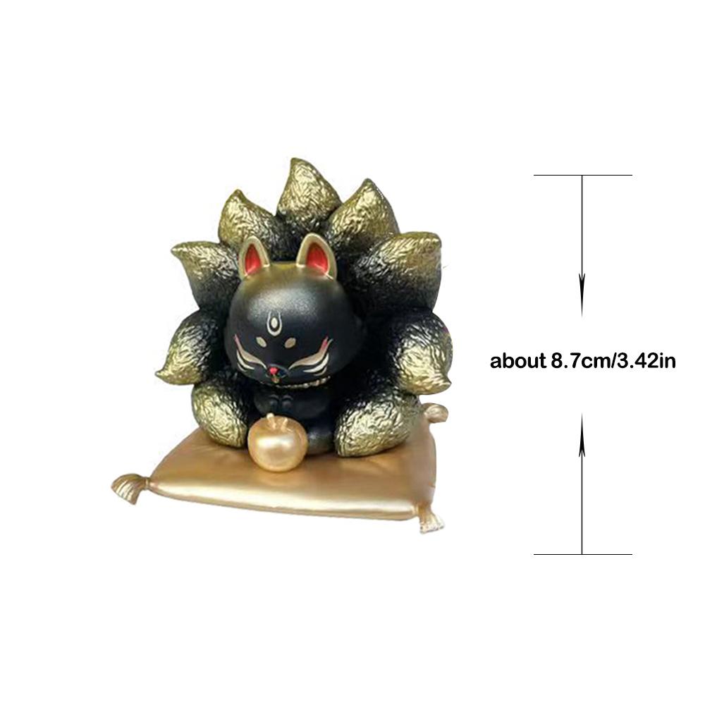 Ancient Nine Fox Design Blind Box, Blind Bag, 1 Box Random Cute Action Figure Mystery Box for Home Decor, Ideal Birthday Gifts