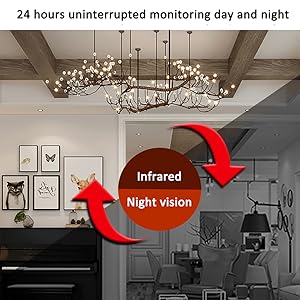 STANDARD GOODS MiniSmart Hidden HD Cameras Wireless WiFi Camera for Home Security - Night Vision, Built - in Battery, App Control (iOS & Android) - Ideal Indoor Nanny, Pet & Dog Camera
