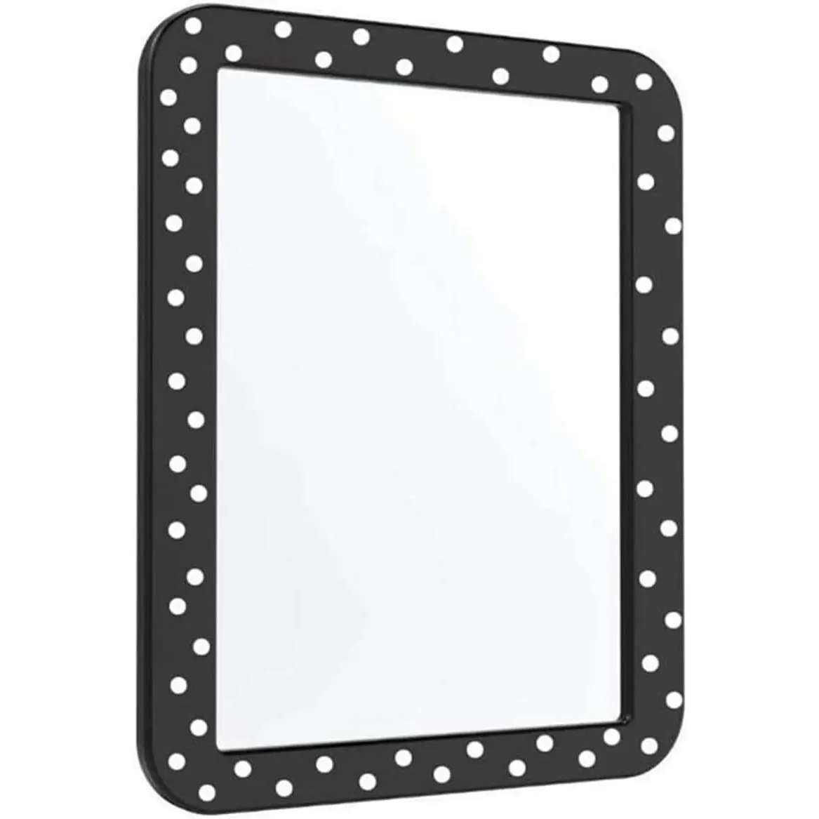 Gifts for  to School ,Black  Locker Mirror - 5" x 7"  Mirror for School, Bathroom, Workshop, Office,Small Mirrors for School Locker