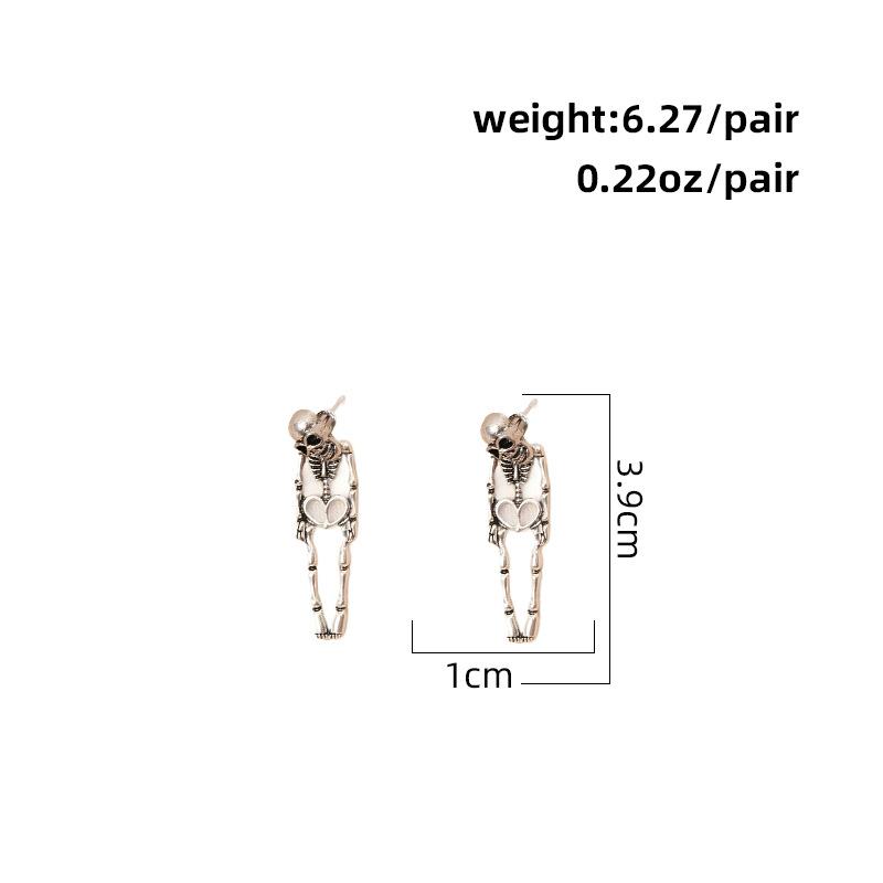 Skull & Skeleton Dangle Earrings – Bold & Fun Accessory