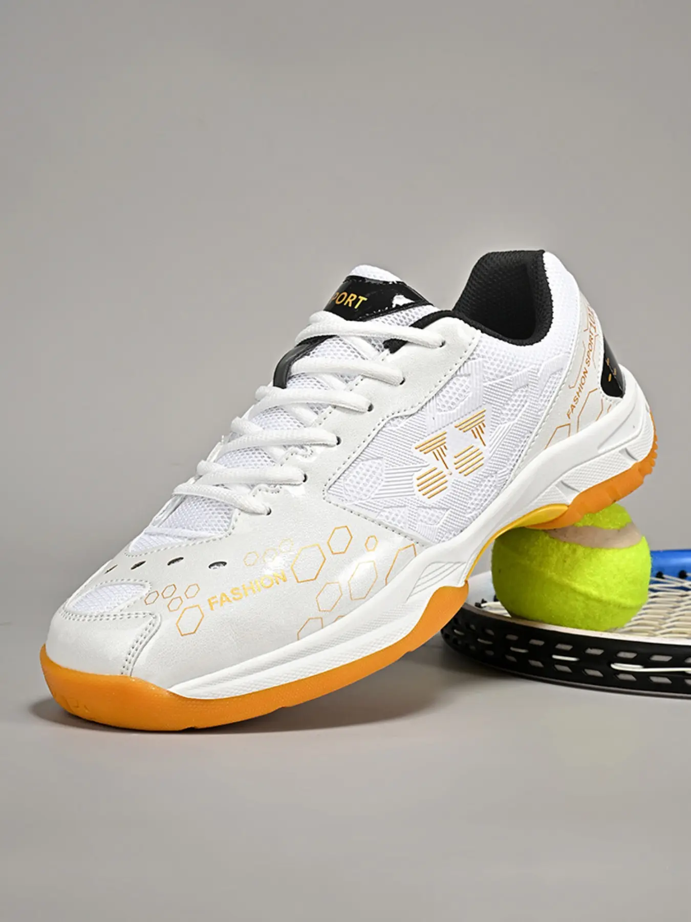 Unisex Sports Shoes, Athletic Shoes, Volleyball Shoes, Table Tennis and Badminton Shoes, Ideal for Matches, Training, Durable Anti-Slip Breathable Design