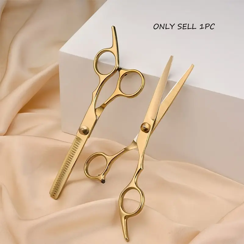 Haircutting Scissors, Flat Blade, Toothed Clipper, Thinning Forelock Divider, Styling Tool, 1 Piece, Professional Hairdressing Equipment, Thinning Shears, Hairdresser Accessories