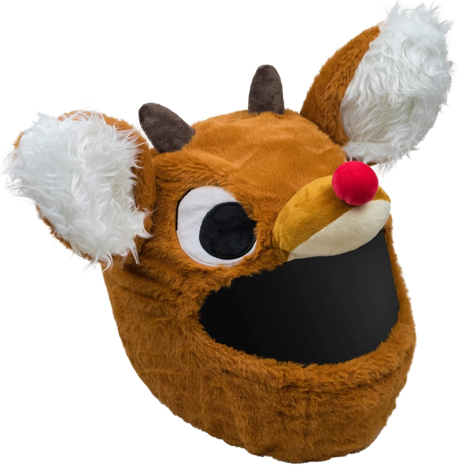 Moto Loot Reindeer Motorcycle Helmet Cover Fun Festive Ride Accessory Gift for Adults Men Women Helmet Not Included Moto Loot Reindeer Motorcycle Helmet Cover Fun Festive Ride Accessory Gift for Adults Men Women Helmet Not Included