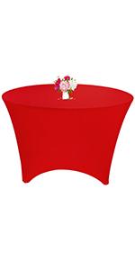 8 Pack 5FT Round Spandex Tablecloth 60" Black Table Cover, Round Table Cloth Washable Wrinkle Resistant Fitted Stretch Table Cover for Wedding Birthday Banquet Bar Events 8 Pack 5FT Round Spandex Tablecloth 60" Black Table Cover, Round Table Cloth Washable Wrinkle Resistant Fitted Stretch Table Cover for Wedding Birthday Banquet Bar Events