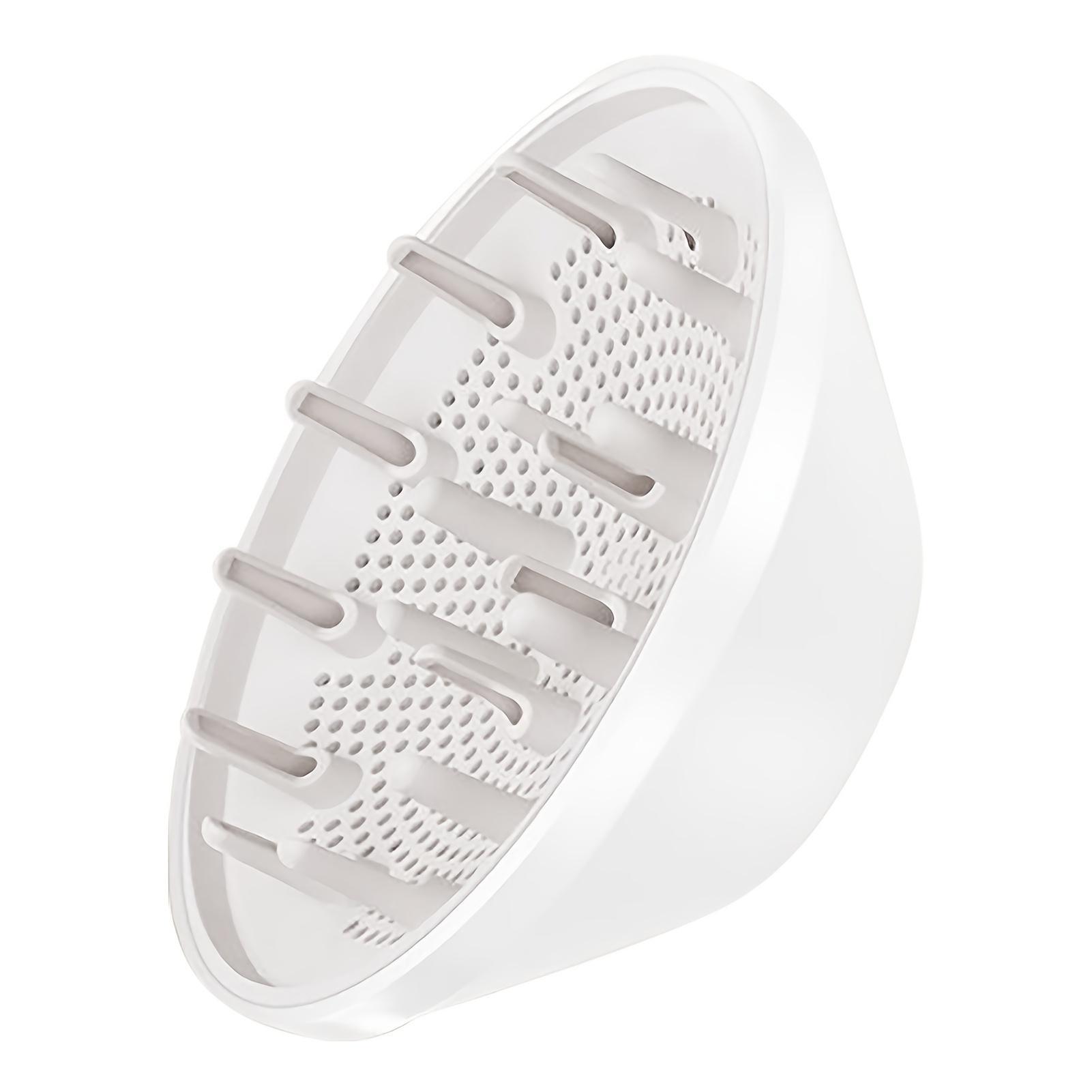 Compact Hair Dryer Diffuser Attachment for Home Salon Travel Use White Blow Dryer Accessories Blowout