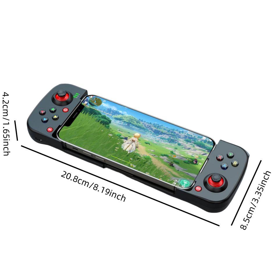 Wireless Game Controller, Portable Gamepad, Multifunctional Game Controller for iOS Android Phone, Gaming Accessories for Home & Office