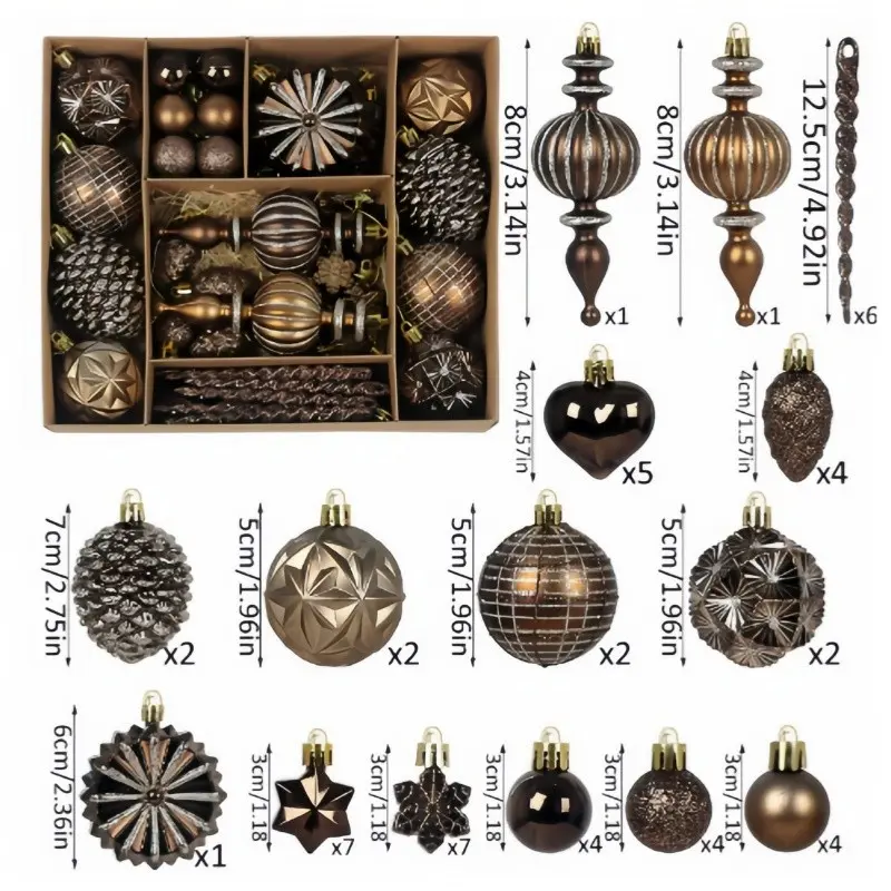 Christmas Ball Christmas Tree Decorations, Unique Painted Hanging Ornaments, Factory Direct Christmas Decoration Supplies