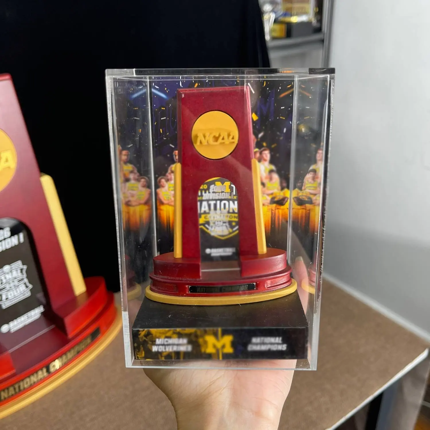 2026 Basketball Championship Trophy Display Box, Trophy Protection, Fan Collection Item, Perfect for Sports Enthusiasts