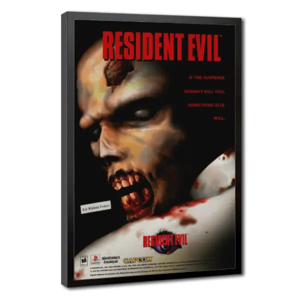 Biohazard Resident Evil 1 Ps1 Zombie Poster B2