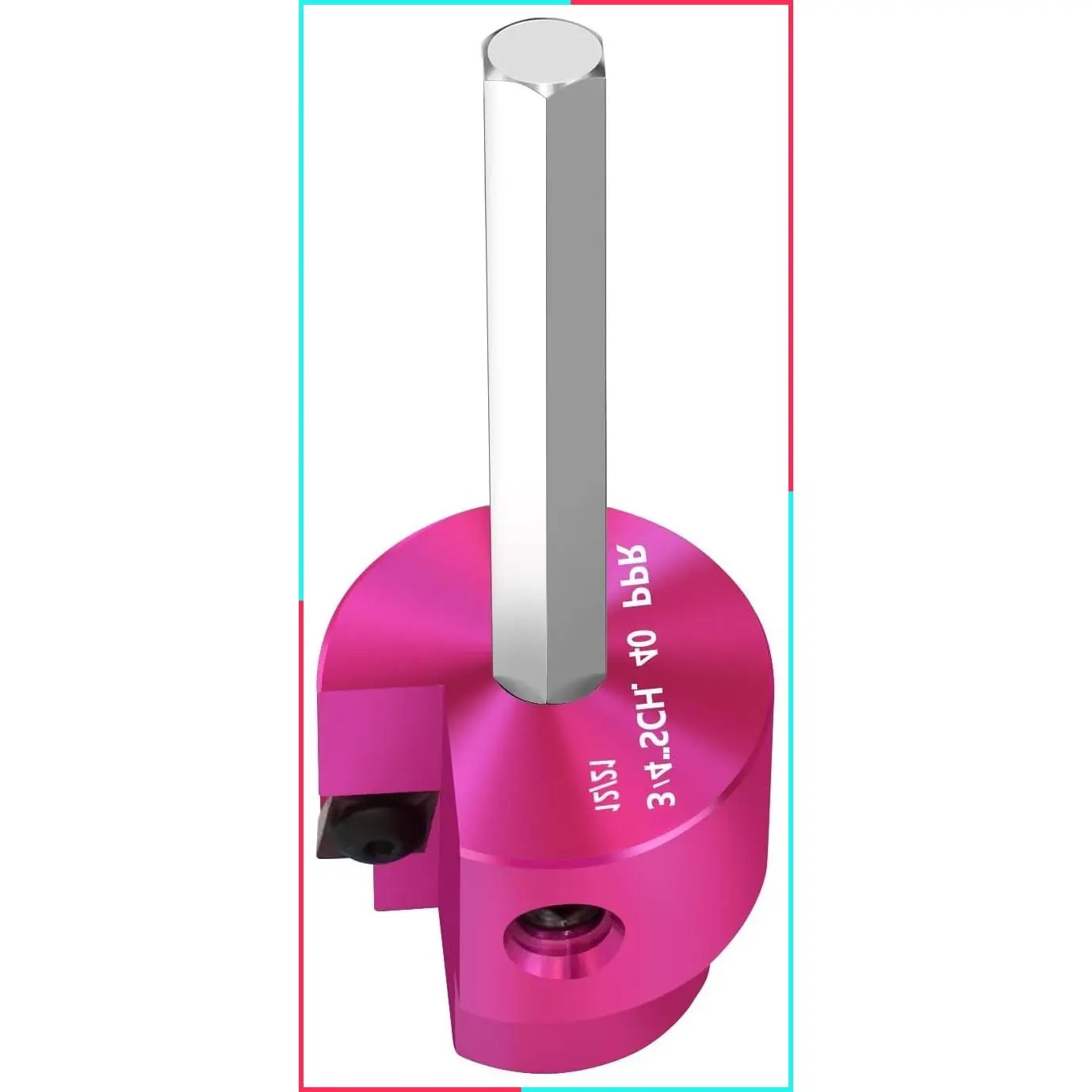 PVC Fitting Saver 3/4 Inch Head, Pipe Reamer Socket Saver for Plumbing Sch.40 CPVC ABS Hub with 1/4-Inch Hex Shaft, Fits Standard 1/2" Drills