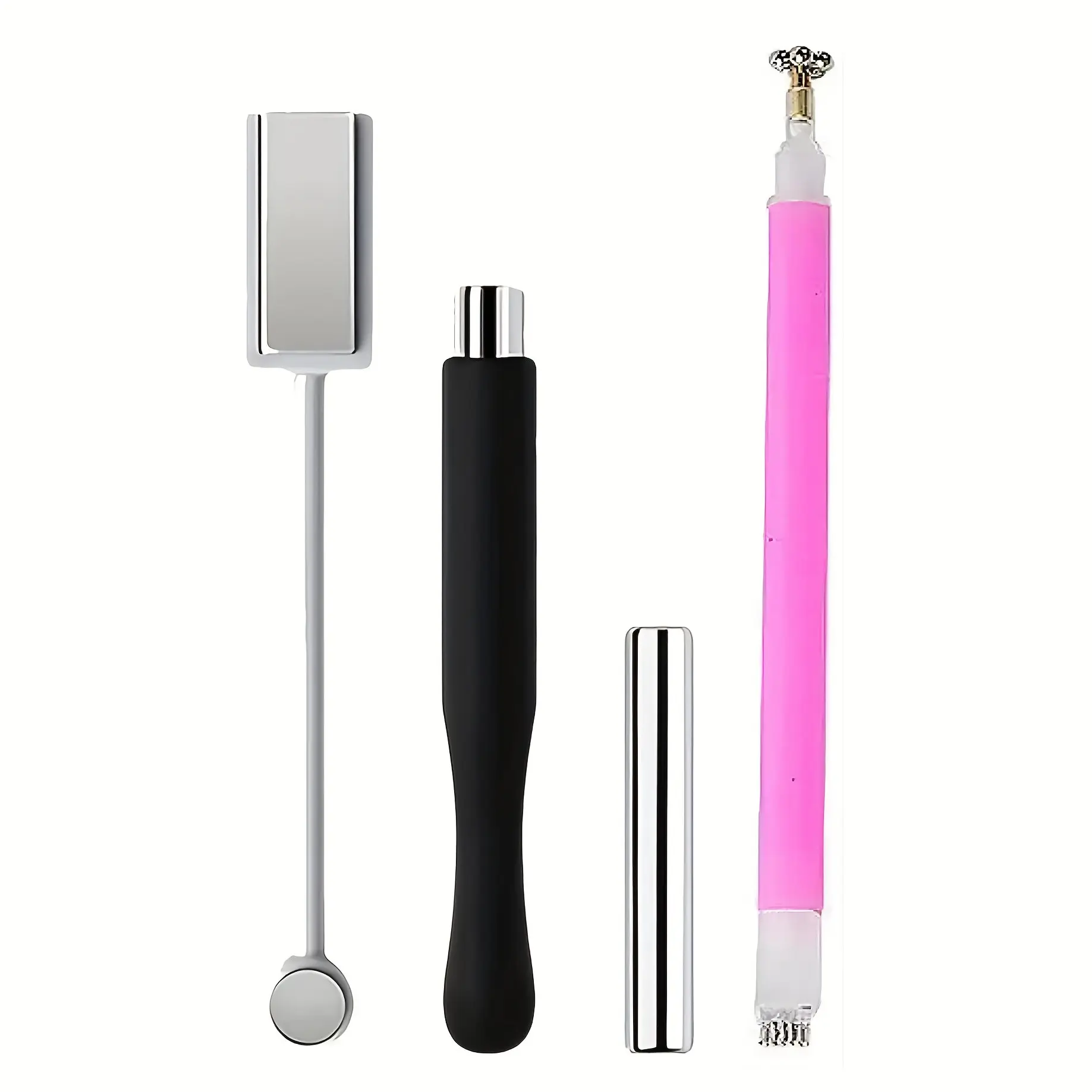 Magnetic Nail Art Kit, Multi-Functional Strong Magnet Rod, Cat Eye Nail Tools, Wide Surface Round Magnet Strip, Dual-Head Magnet Pen, Nail Design Tools