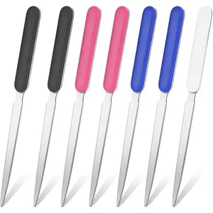 7 Pack Letter Opener Set, 7.5 Inch Stainless Steel Envelope Slitter, Efficient Mail Opener Tool Ideal for Office and  Use