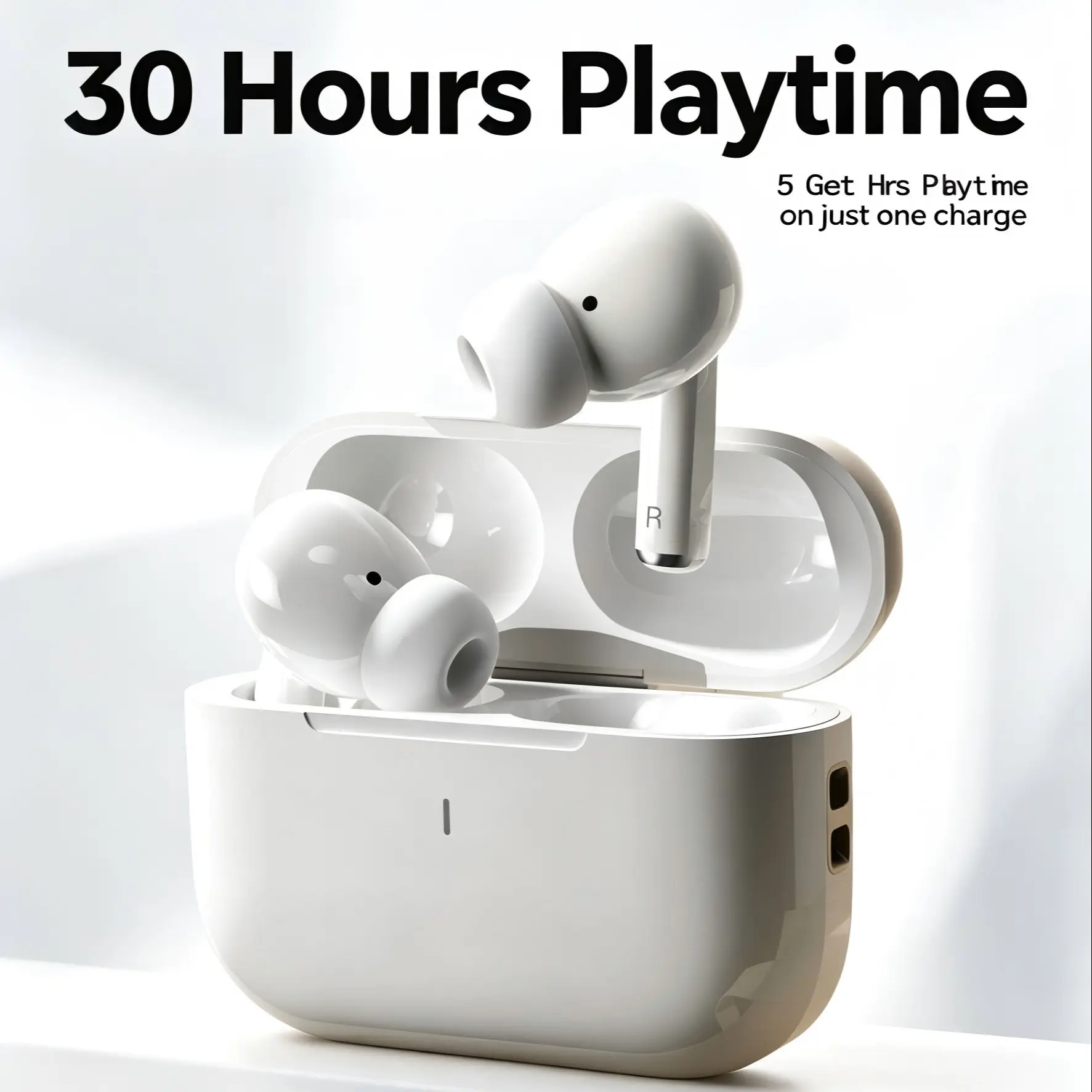 New TWS Wireless Headset Earbuds, In Ear Earphones, In Ear Design, True Wireless Freedom, HiFi Stereo Sound, Bluetooth-compatible Connectivity, Ideal for Sports & Music Lovers
