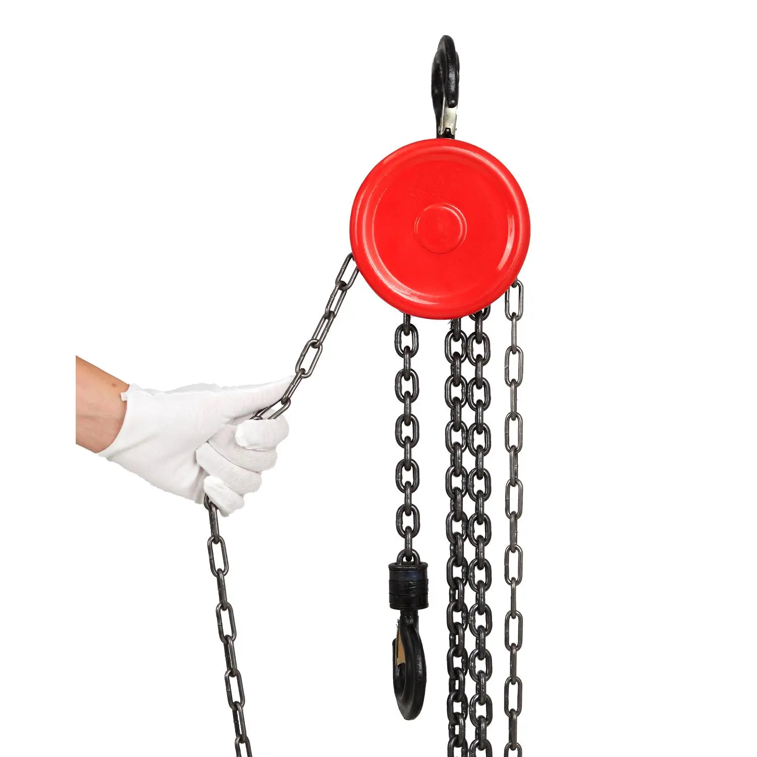 1 Ton Hand Chain Hoist, 2200 lbs Capacity, 10 FT Lift Height, G70 | 360° Rotating Hooks G70 Galvanized Chain Manual Chain Block, Heavy Duty Pulley Hoist for Garage Factory Warehouse Dock
