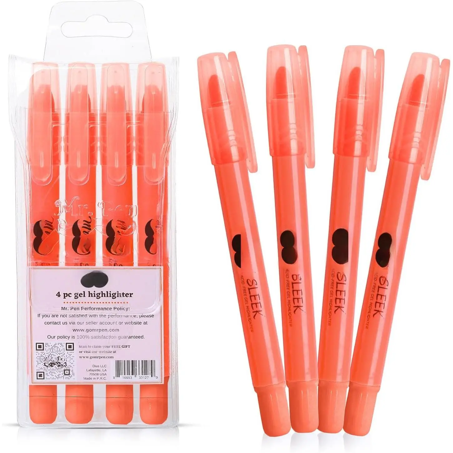 - No Bleed Gel Highlighters, , 4 Pack |  Highlighters and s No Bleed,  Markers for Study, Journaling, School Supplies and Accessories
