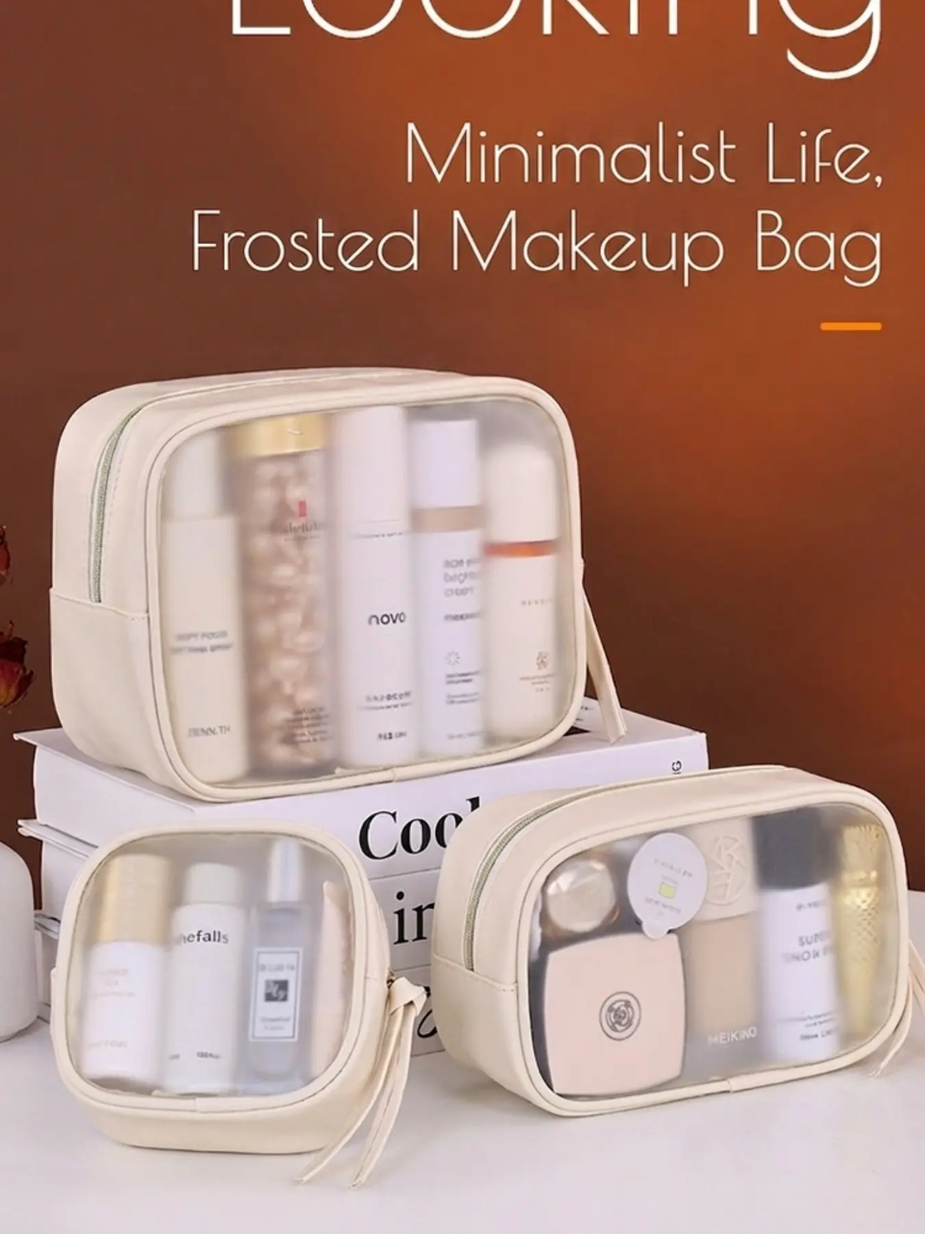 High-Quality Transparent Toiletry Bag, Portable Makeup Organizer, Makeup Bags, Waterproof Cosmetic Storage, Travel Essential, All-Season Use