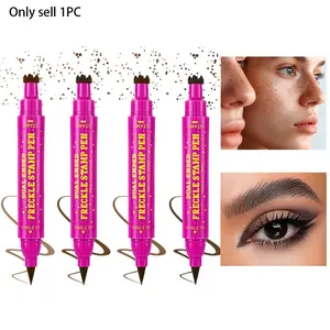 Lightweight Multi Purpose Freckle Makeup Pen Waterproof Fine Tip Fits Eye Curves Makes Natural Sun Freckle Finish