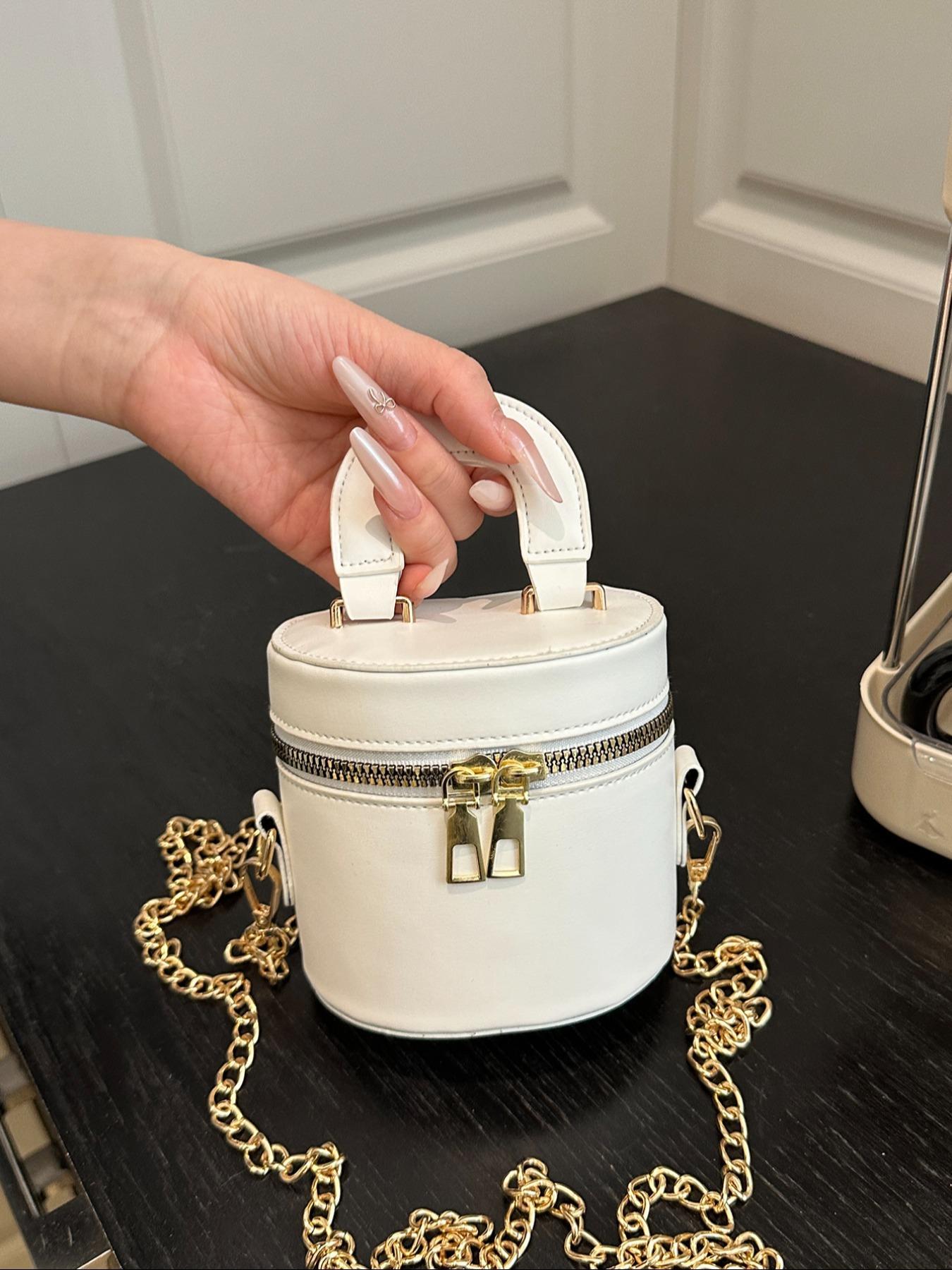 Women's Elegant Minimalist Handbag, Fashionable Solid Color Crossbody Bag for Daily Used, Casual Trendy Versatile High-quality Daily Commuting Bag, Elegant Commuter Bag, Handbag Shoulder Purse