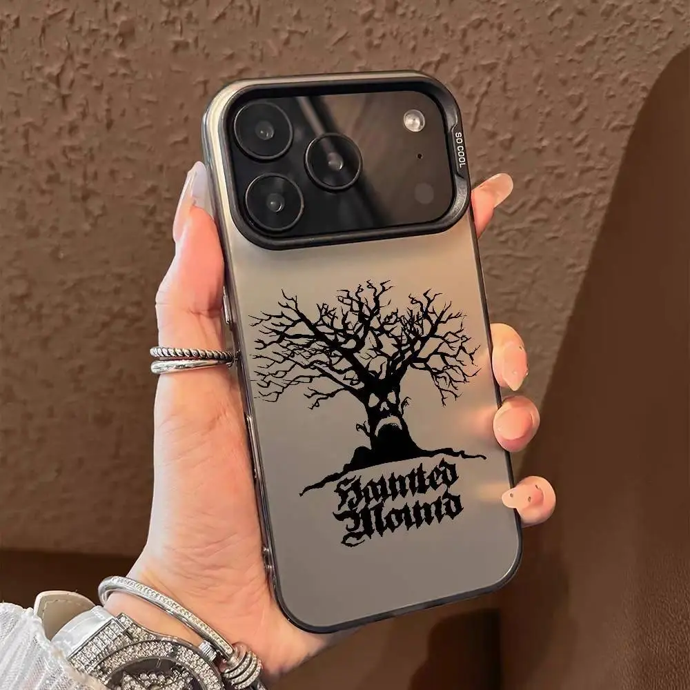 Sematary H-Haunted Mound Phone Case For IPhone 17 16 15 14 13 12 11 Pro Max Air Multicolor Matte Laser Metallic Aurora Funda