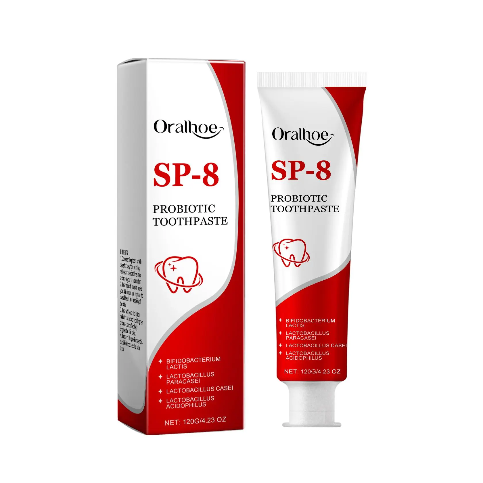 SP-8 Toothpaste for OFresh Breath Alcohol-Free Cral Health Management onvenient Single Item Pack Type