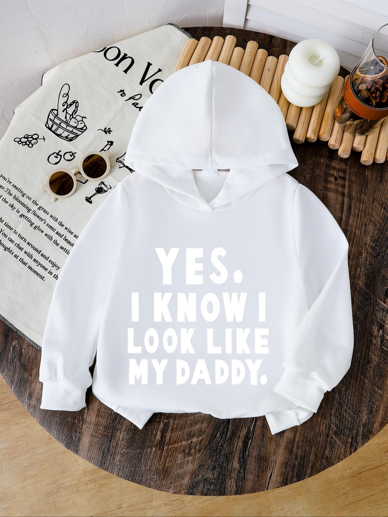 Boys' Casual Fashion Comfortable Letter Print Tee, Micro-Elastic Fabric, Perfect for Spring & Fall Seasons, Cute Graphic Tee, Graphic Print Hoodie