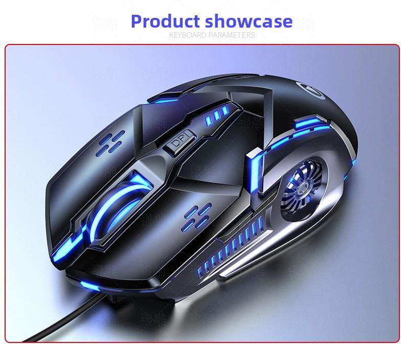 Limited-time offer! Gaming mouse with multi-functional buttons and RGB backlighting, suitable for gaming and office use. Gaming accessories. #Hot Deals (Black Friday) Christmas Sale