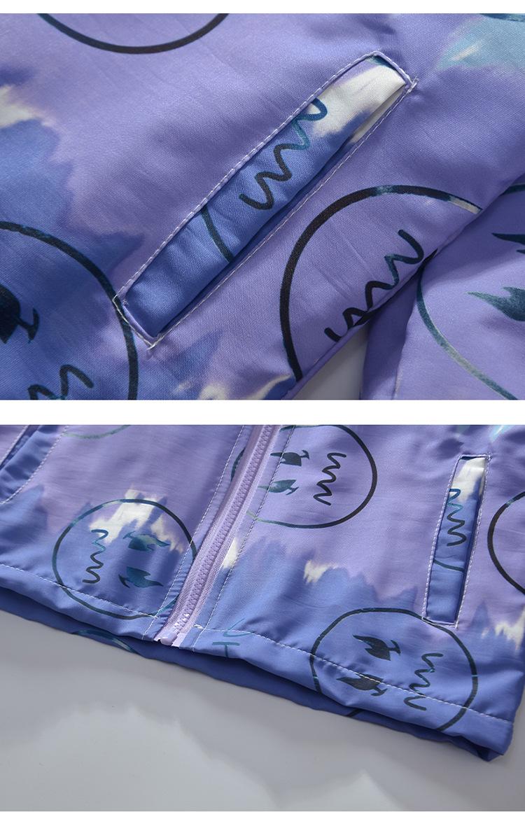 (New)Kids Boys' Spring Autumn Thin Windbreaker - Lightweight Fashion Jacket for to Medium Size Boys, Casual Stylish Outerwear, Breathable Seasonal Coat, Easy Care Polyester Fabric