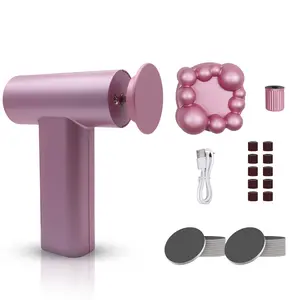 USB Rechargeable Portable Electric Foot File, Multiple Replacement Heads, Home Use Dead Skin Remover, Foot Care Device