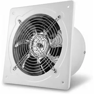 6 inch Exhaust Fan, 382CFM Wall Mounted Vent Fans, Ventilation Blower for Ceiling Bathroom Attic Window Basement Ventilation Fan, 110V 40W