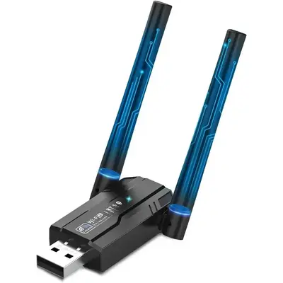 AC 600Mbps WLAN Stck Dual Band 2.4GHz / 5GHz WF Dongle USB Wreless