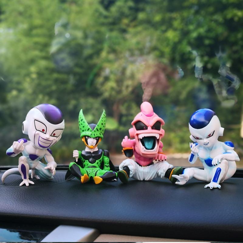 Anime Z Majin Buu Frieza Cell Figure Toys Funny DBZ Fat Buu PVC Figurine Collection Model Dolls Birthday Gifts Kids