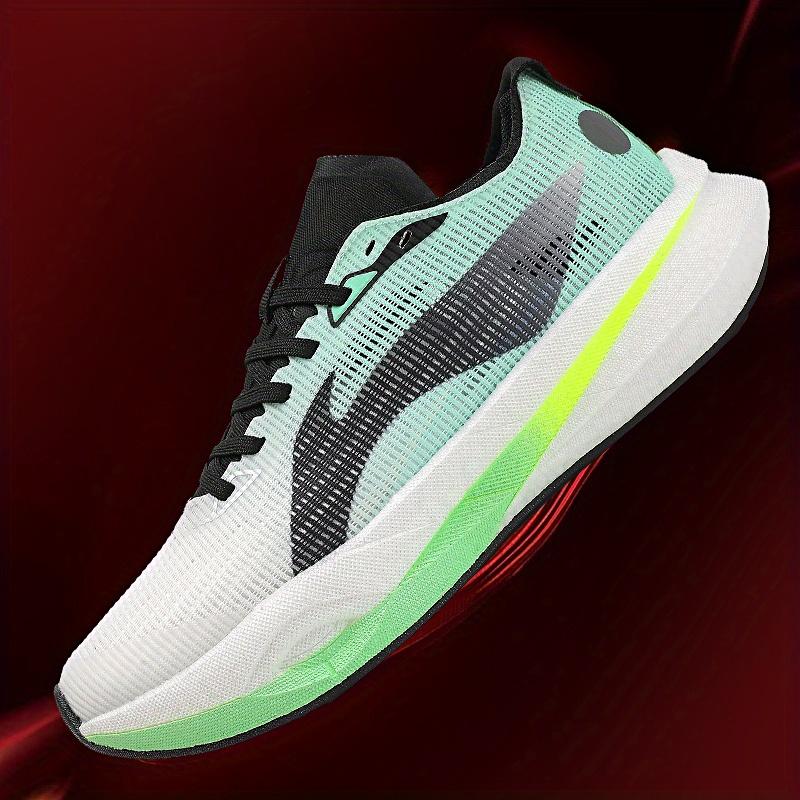 UYCEKK Men'S Neon Green Running Shoes - Lightweight Athletic Sneakers with Cushioned Midsole, Breathable Mesh Upper & Non-Slip Rubber Outsole for Gym, Jogging, Hiking - All-Season Performance Footwear for Men, Gym Shoes, Jogging Footwear, Sleek Sporty Des