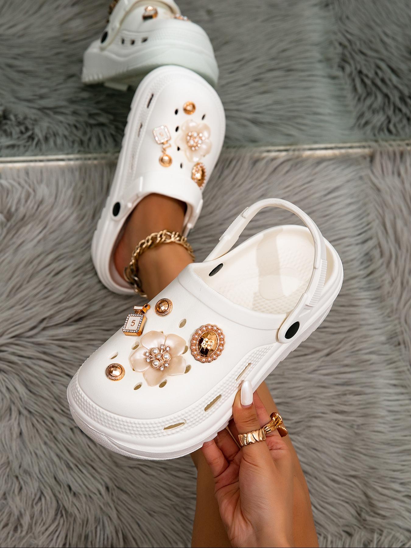 Slip on Clogs EVA Slides Hollow Sandals Shoes Slippers Indoor Outdoor DwellJoy Breathable EVA Slides for Women & Men - Anti-Slip  main image 3