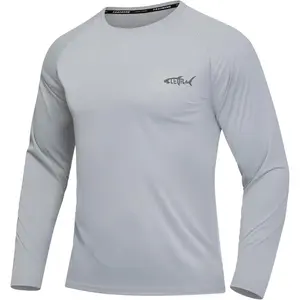 Men's UPF 50+ Sun Protection Shirts Rash Guard Long Sleeve Quick Dry Moisture Wicking Workouts Outdoor