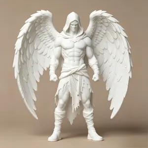 Mini Muscle Angel Statue Ornament, Perfect Home Decor for Easter, Valentine's Day, Mother's Day, Indoor/outdoor Use, Bookshelf Decoration