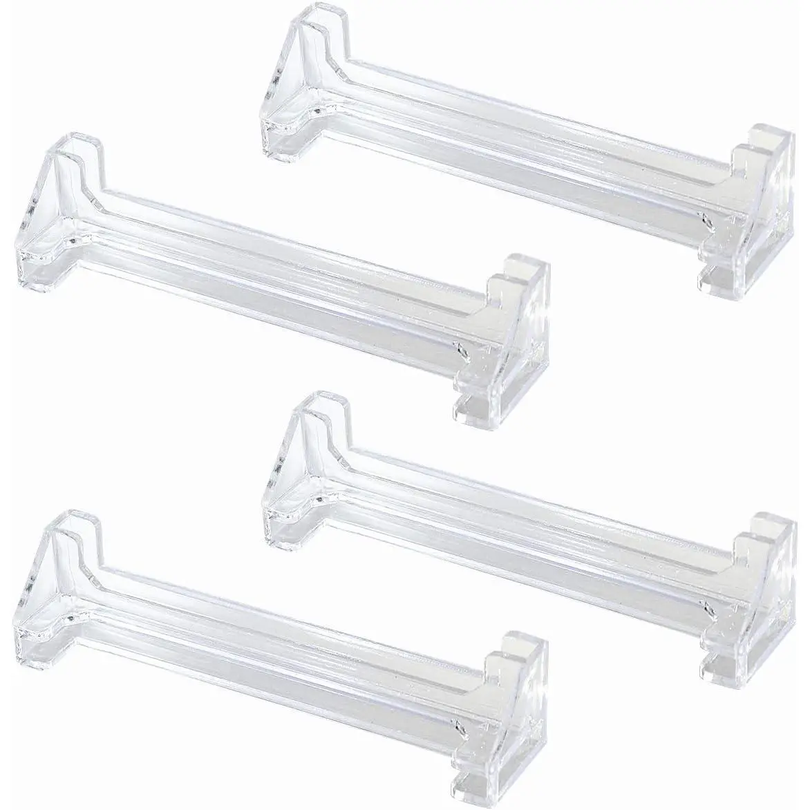 Vertical Blind Valance Corners 4 Pack 3.5inch Clear Plastic for L  Dust Cover,Blinds ,Accessory,Components