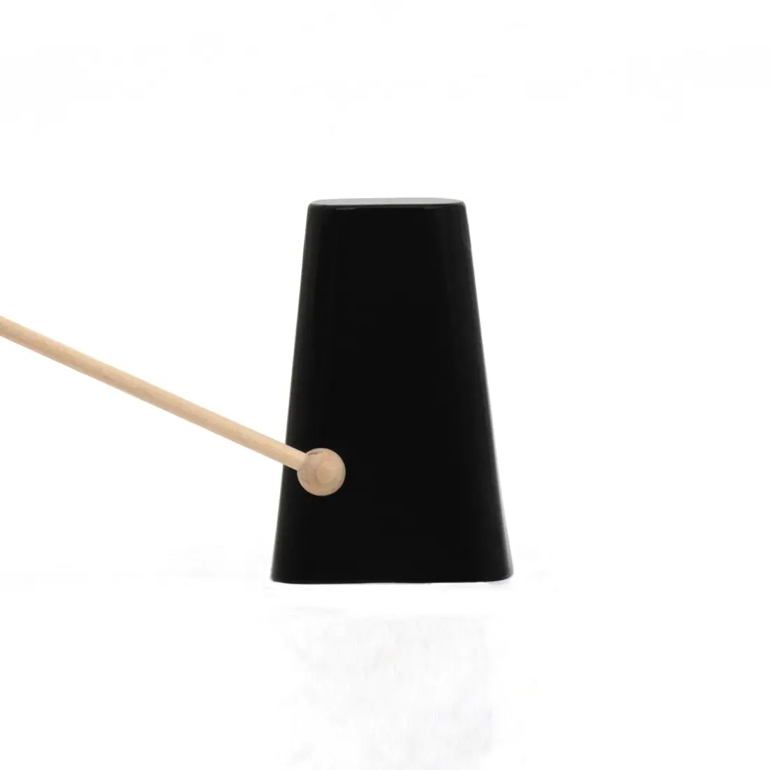 Cow Bell  6 Inch Black Perforated Cattlebell Hand Held Cow Bell Drum Set Percussion Instrument Musical Accessories for Beginners