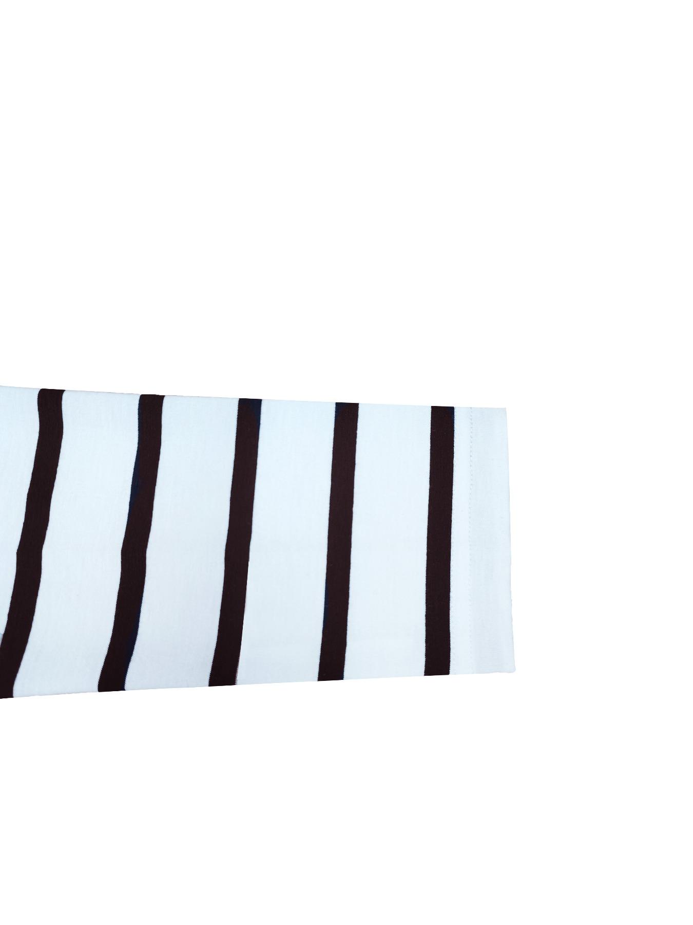 Women's Striped Print Crop Top & Split Thigh Button Skirt Two-piece Set, Striped Sets, Casual Long Sleeve Round Neck Top & High Waist Skirt for Daily Wear, Ladies Clothes for All Seasons, Fall outfit