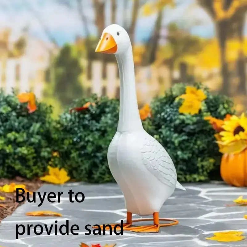 Creative Personality Bestselling Giddy the Porch Goose Statue, Garden Swan Sculpture Decoration, Unique Outdoor Art Piece