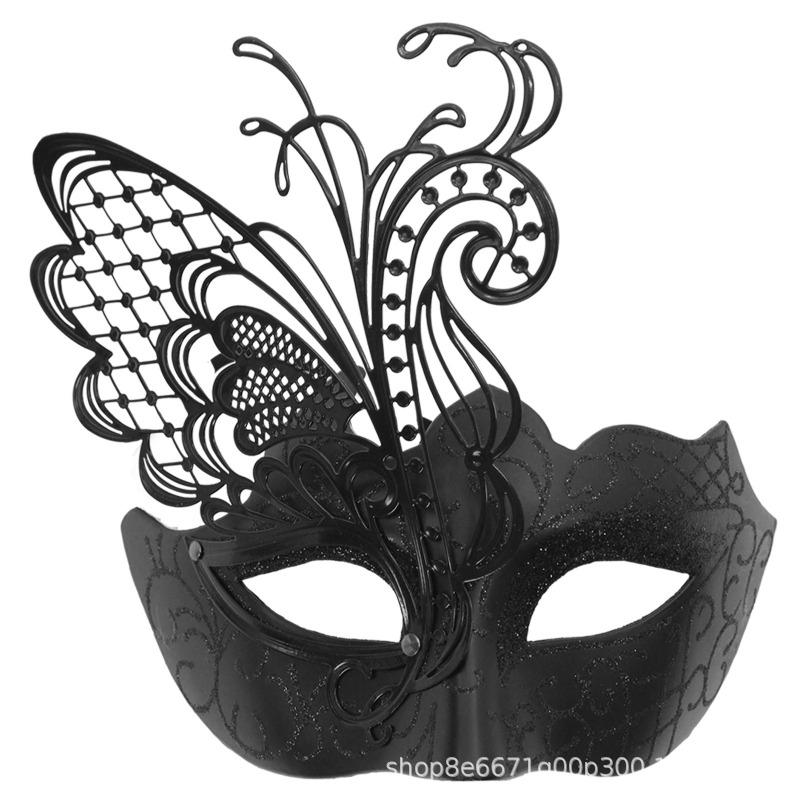 Women’s Luxury Rhinestone Half Face , Venetian Masquerade Eye  for Carnival & Costume Party domino