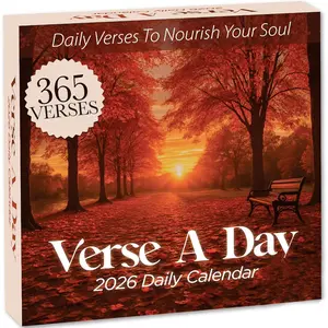 2026 Verse A Day  Calendar | 365 Christian Verses from the NIV  to  Your Daily Devotional, Positive Motivational & Inspirational Daily Verses for Men & Women to  Your Walk With God