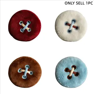 A plush throw pillow with a button-shaped design, made of rabbit fur for a luxurious feel. It’s soft and perfect for hugging, making it an exquisite pillow gift for someone special. Perfect for Valentine’s Day, Christmas, birthdays, New Year’s,celebration