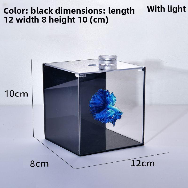 Master Fish Tank Acrylic Fighting Fish Tank Sparring Tank Double Tank PK Tank Small High Definition Explosion Proof Tank