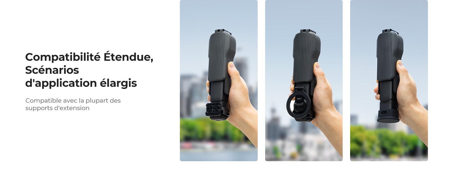 K&F CONCEPT Gimbal and Lens Protector Compatible with DJI Osmo Pocket 3, Screen Lens Cover with Hard Shell and Soft Interior, Quick Open/Close and Compact Design