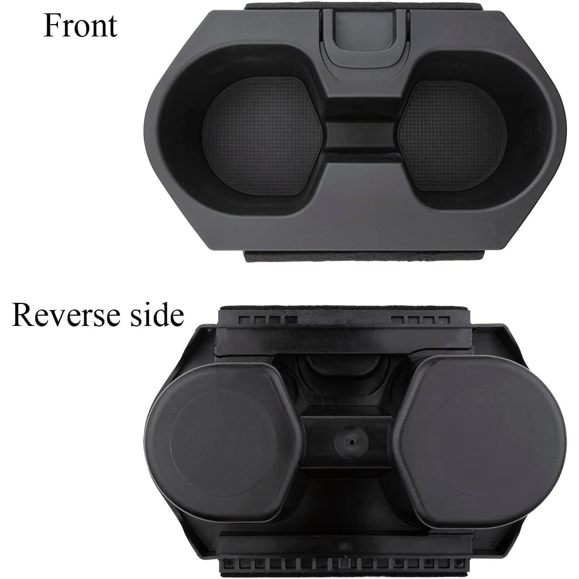 Cup Holder Insert Fit Civic 2016 2017 2018 2019 2020 2021 Lx Ex Si  Hatchback Center Console Drink Bottle Holder Cup Holder Replace#83446-TBA-A01ZA with 2 Coasters