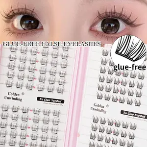 Self-adhesive false eyelashes, with a soft and curling design, are suitable for beginners and enhance the beauty of the eyes, making them easy to apply.