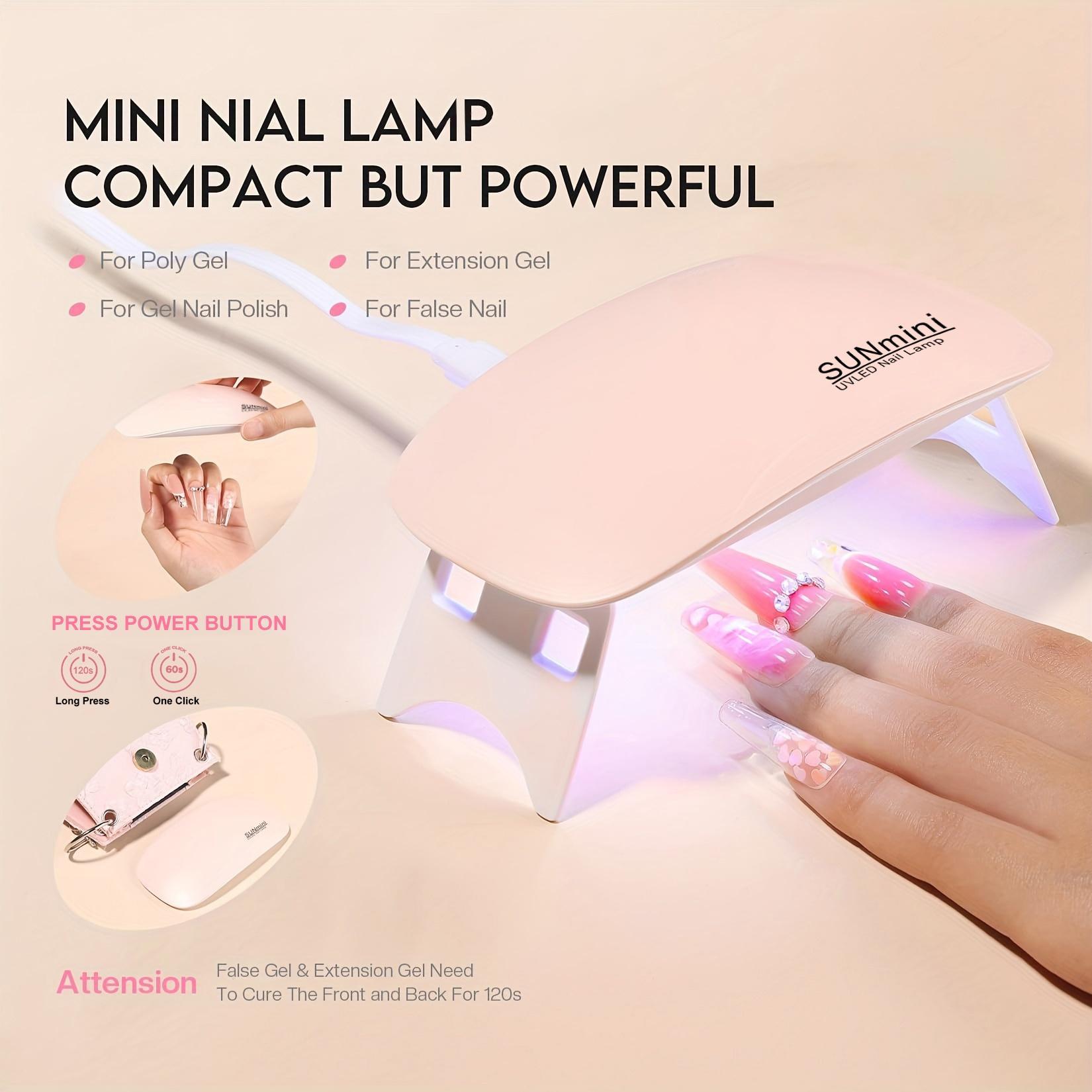 Poly Extension Gel Nail Kit with Lamp, 8 Colors Poly Extension Gel Nail Kit with Base Top Coat, Manicure Salon French Nail Art DIY Kit for Home and Salon, Christmas Gift, Polygel Nail Kit, Poly Gel Nail Kit Complete